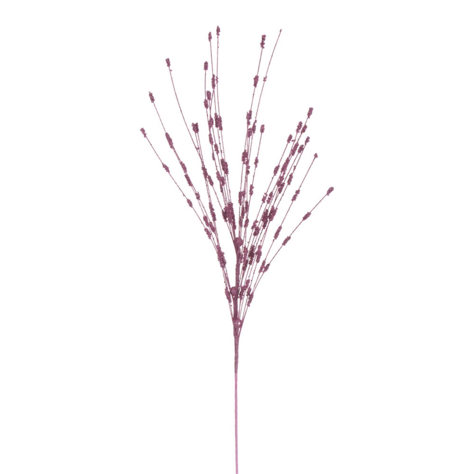 Vickerman 36” Pink Berry Glitter Spray 6 per bag.