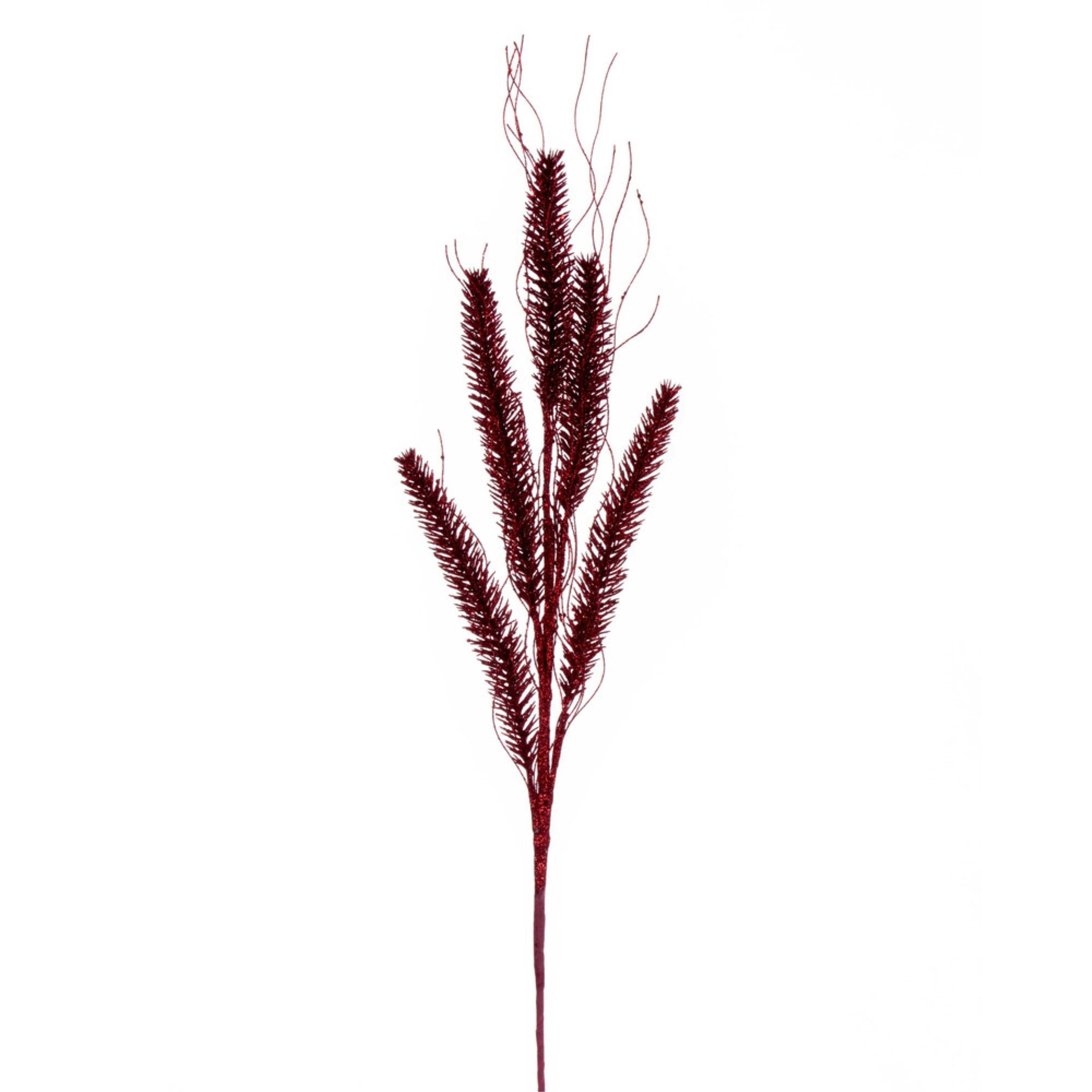 Vickerman 30” Red Wheat Glitter Spray 6 per bag.