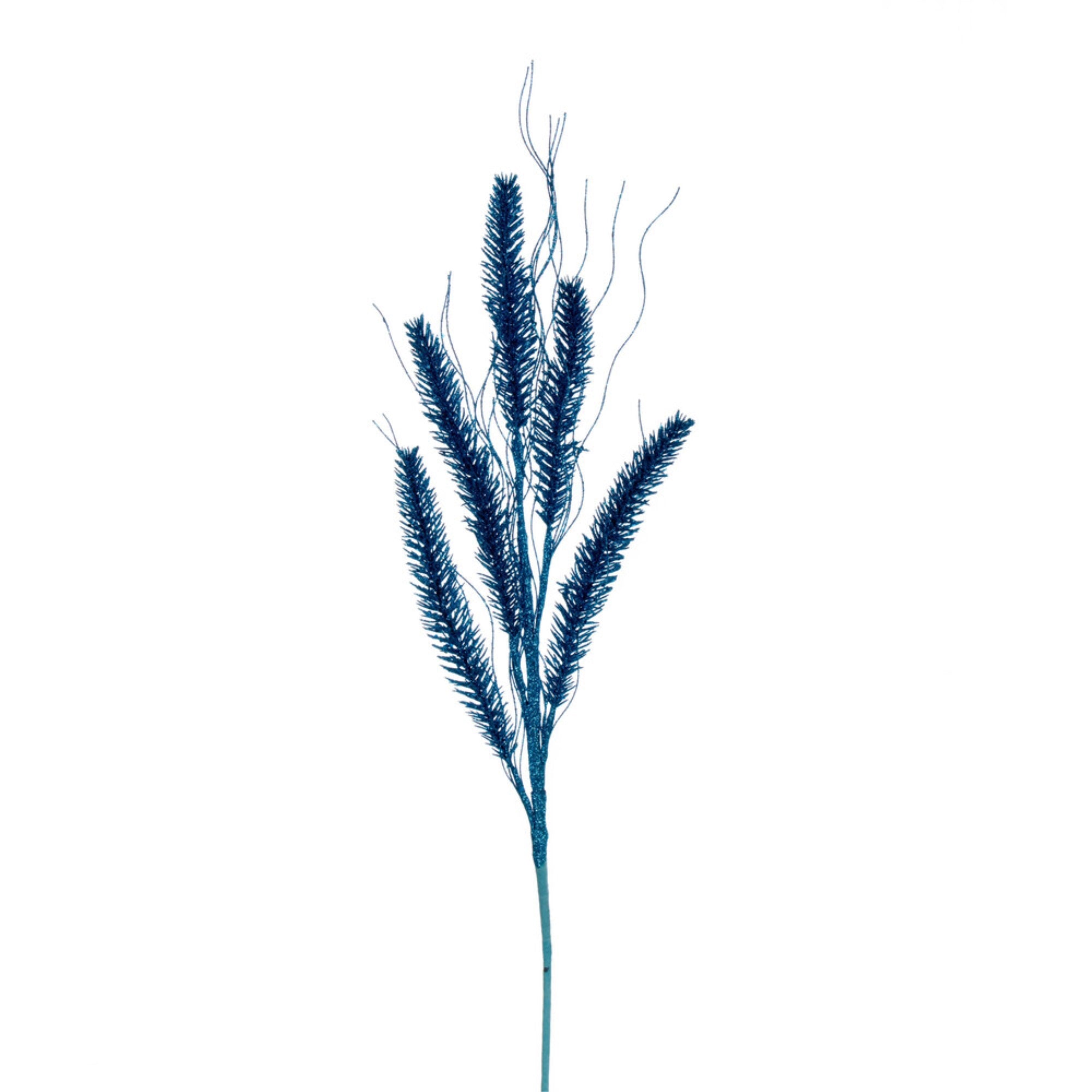 Vickerman 30” Turquoise Wheat Glitter Spray 6 per bag.