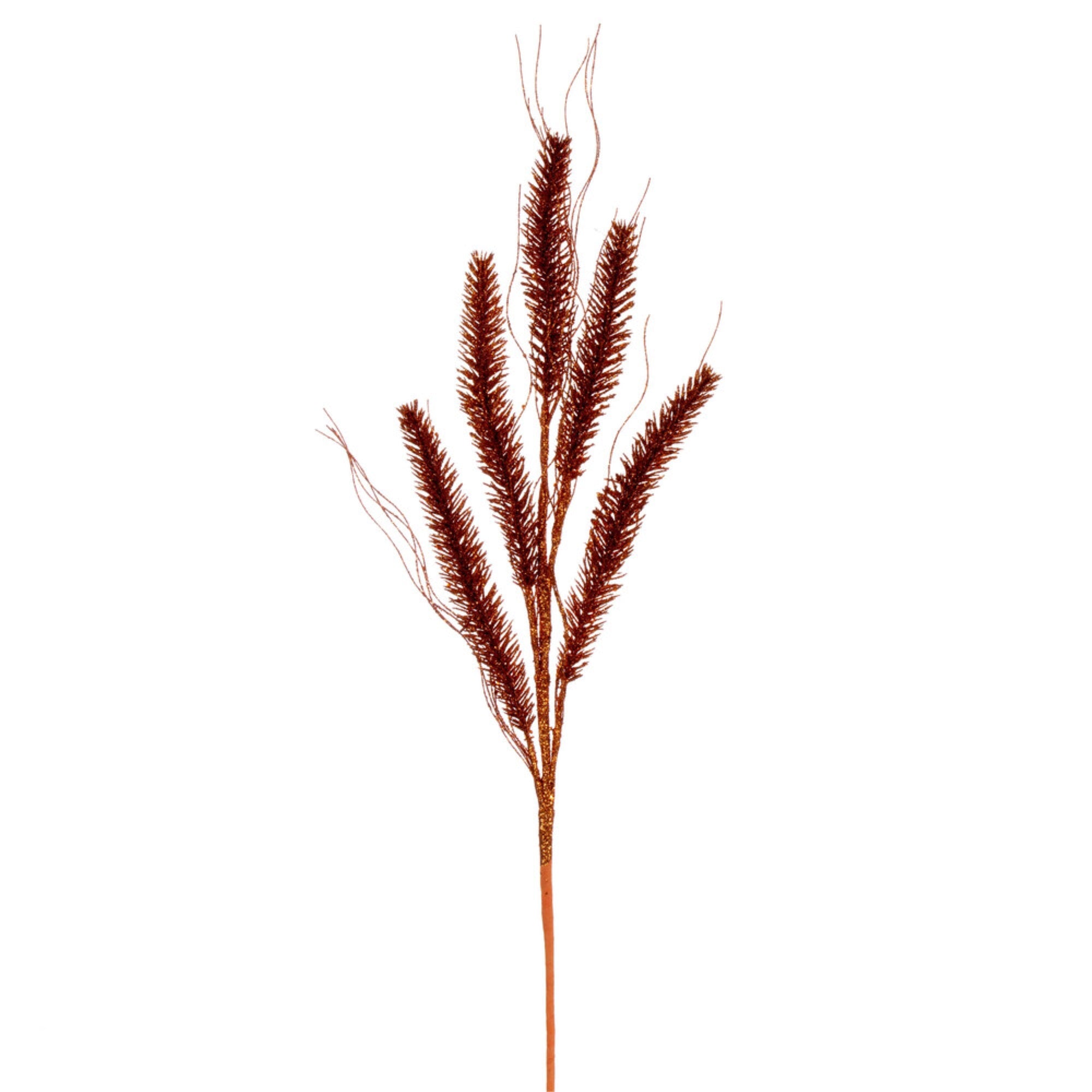 Vickerman 30” Burnished Orange Wheat Glitter Spray 6 per bag.