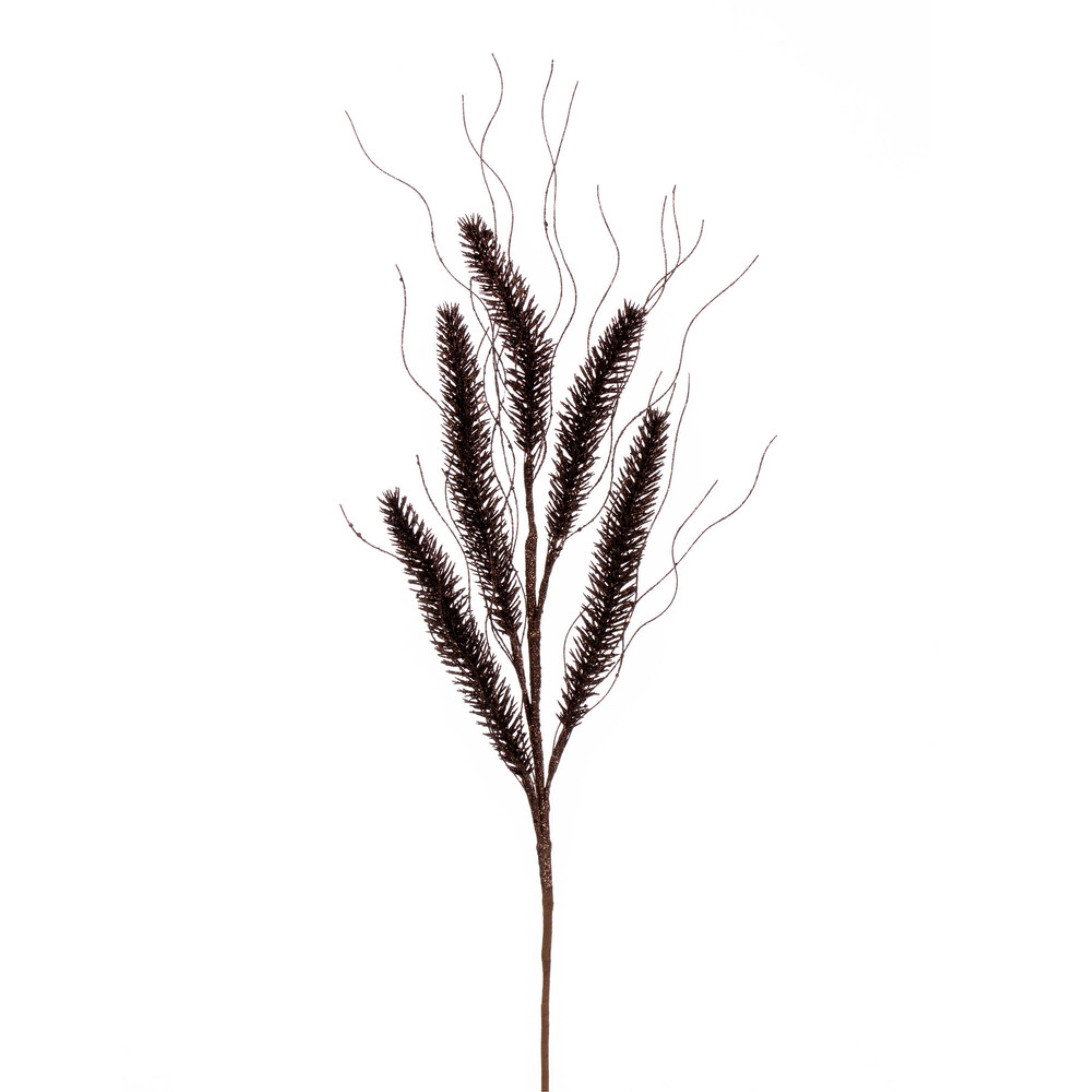 Vickerman 30” Mocha Wheat Glitter Spray 6 per bag.