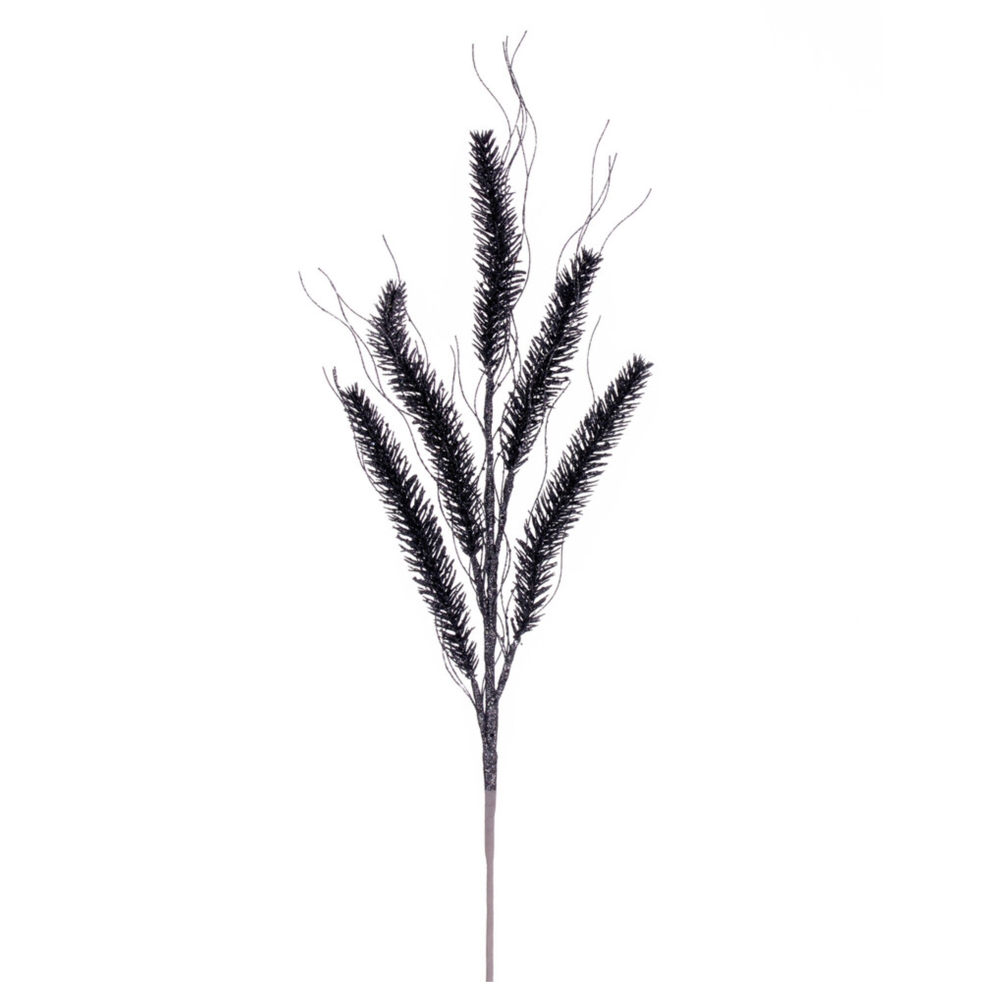 Vickerman 30” Pewter Wheat Glitter Spray 6 per bag.