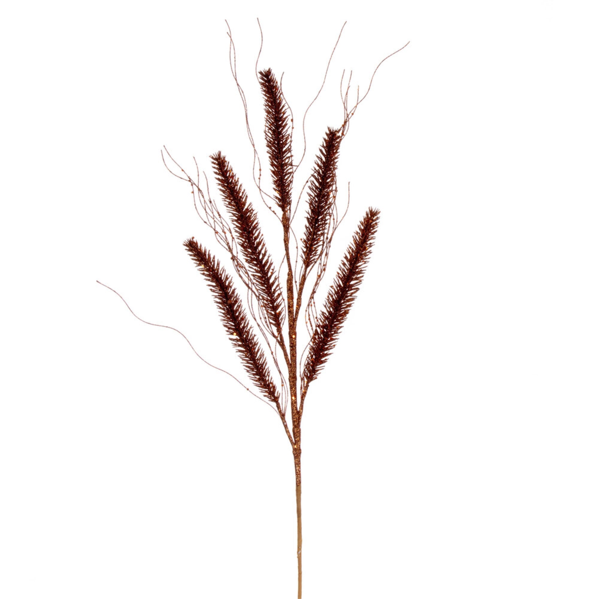 Vickerman 30” Copper Wheat Glitter Spray 6 per bag.