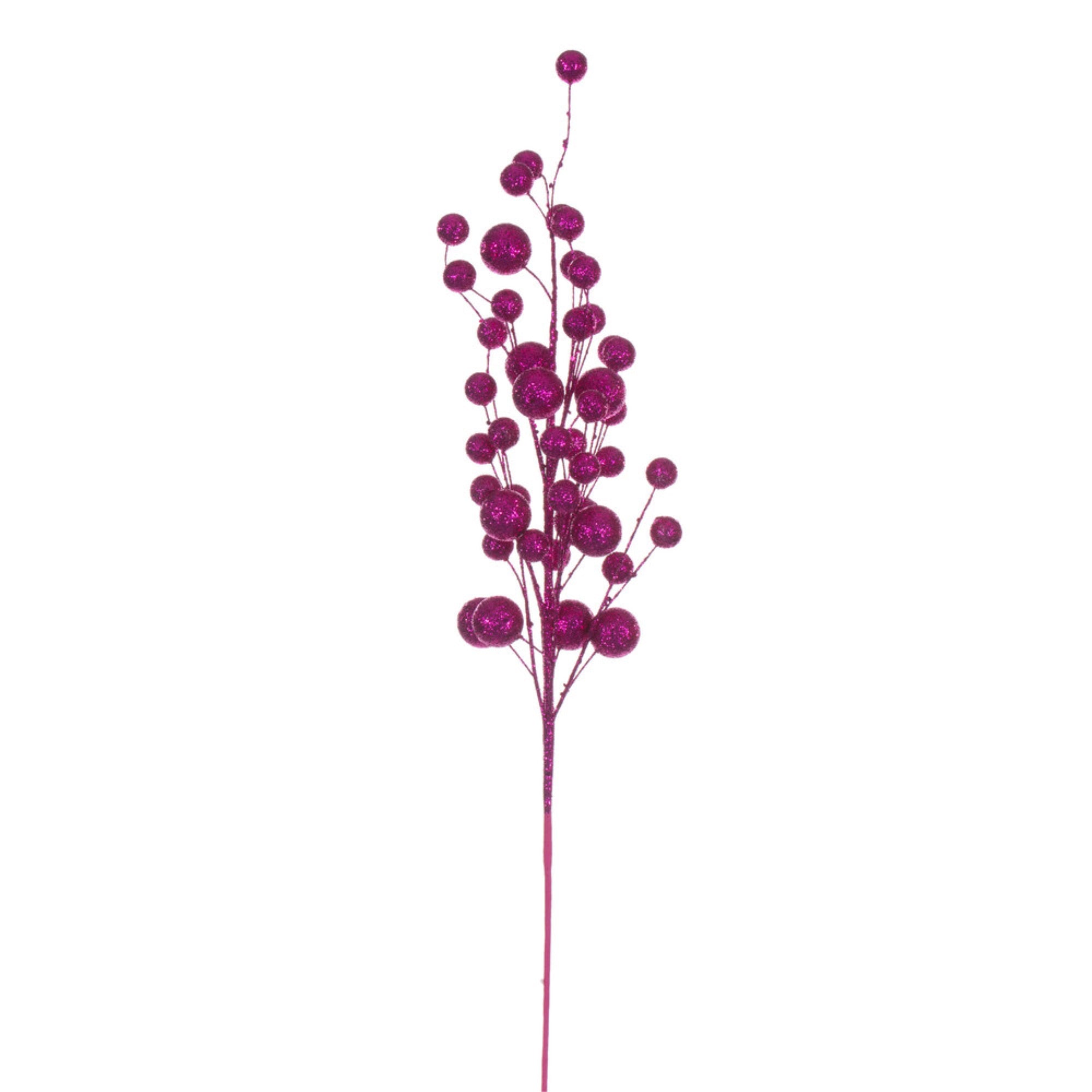 Vickerman 27” Hot Pink Multi Ball Glitter Spray 4 per bag.