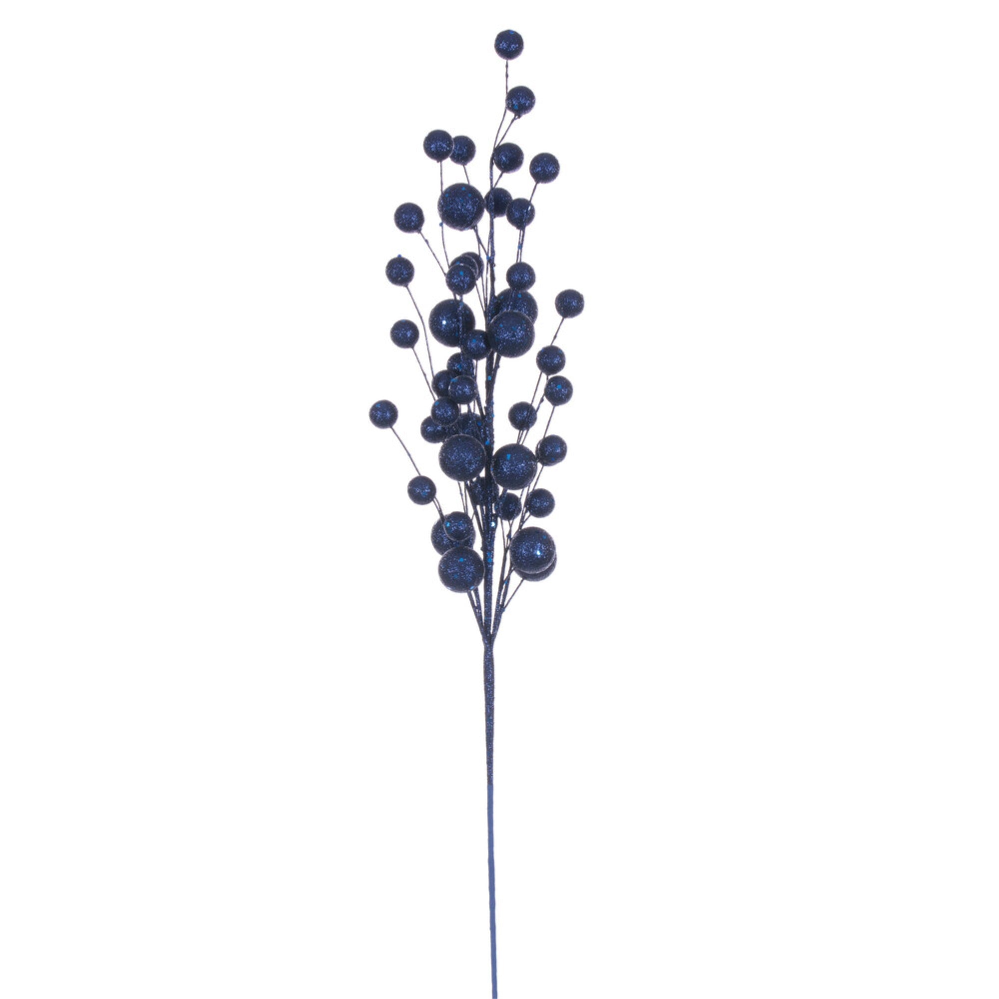 Vickerman 27” Midnight Blue Multi Ball Glitter Spray 4 per bag.