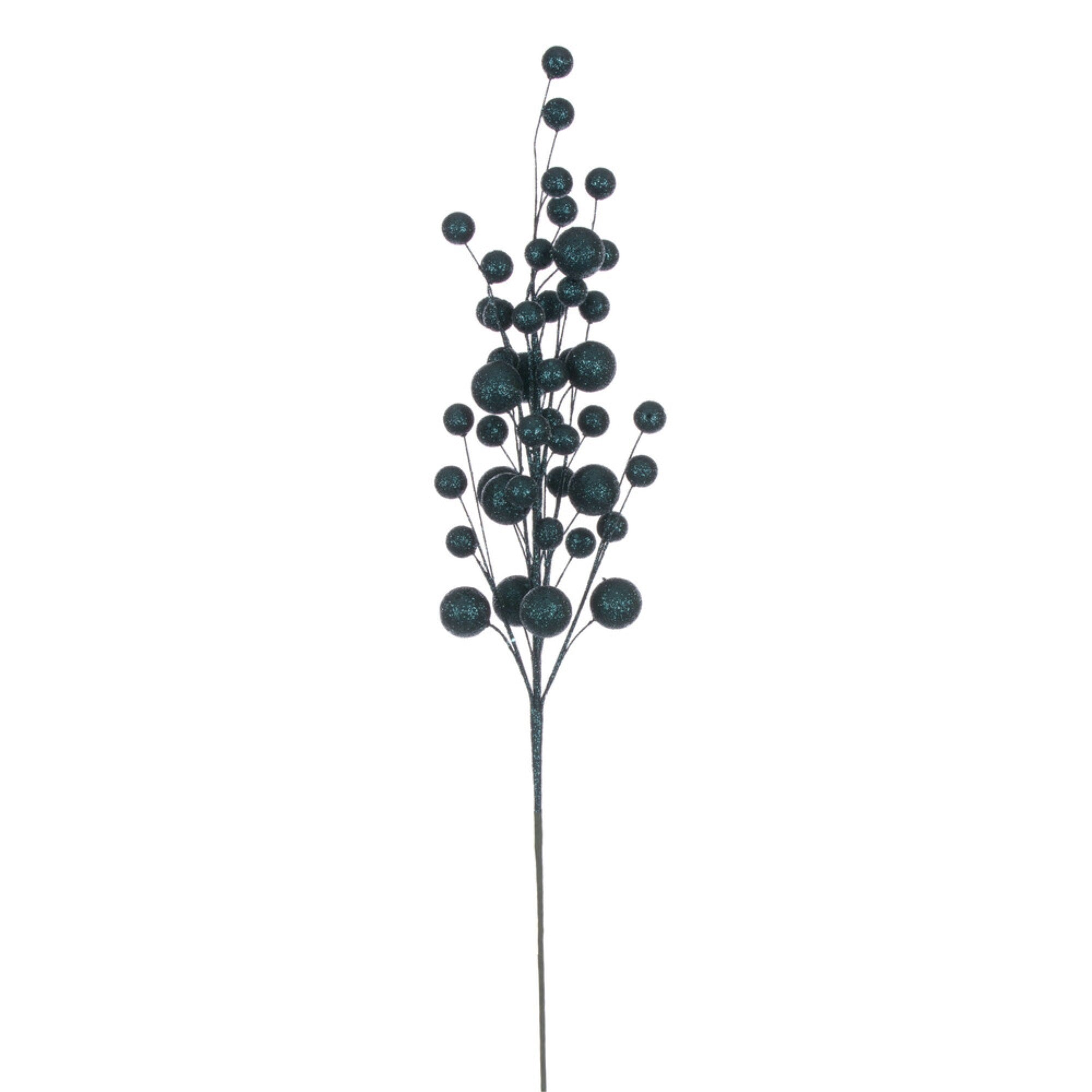 Vickerman 27” Sea Blue Multi Ball Glitter Spray 4 per bag.