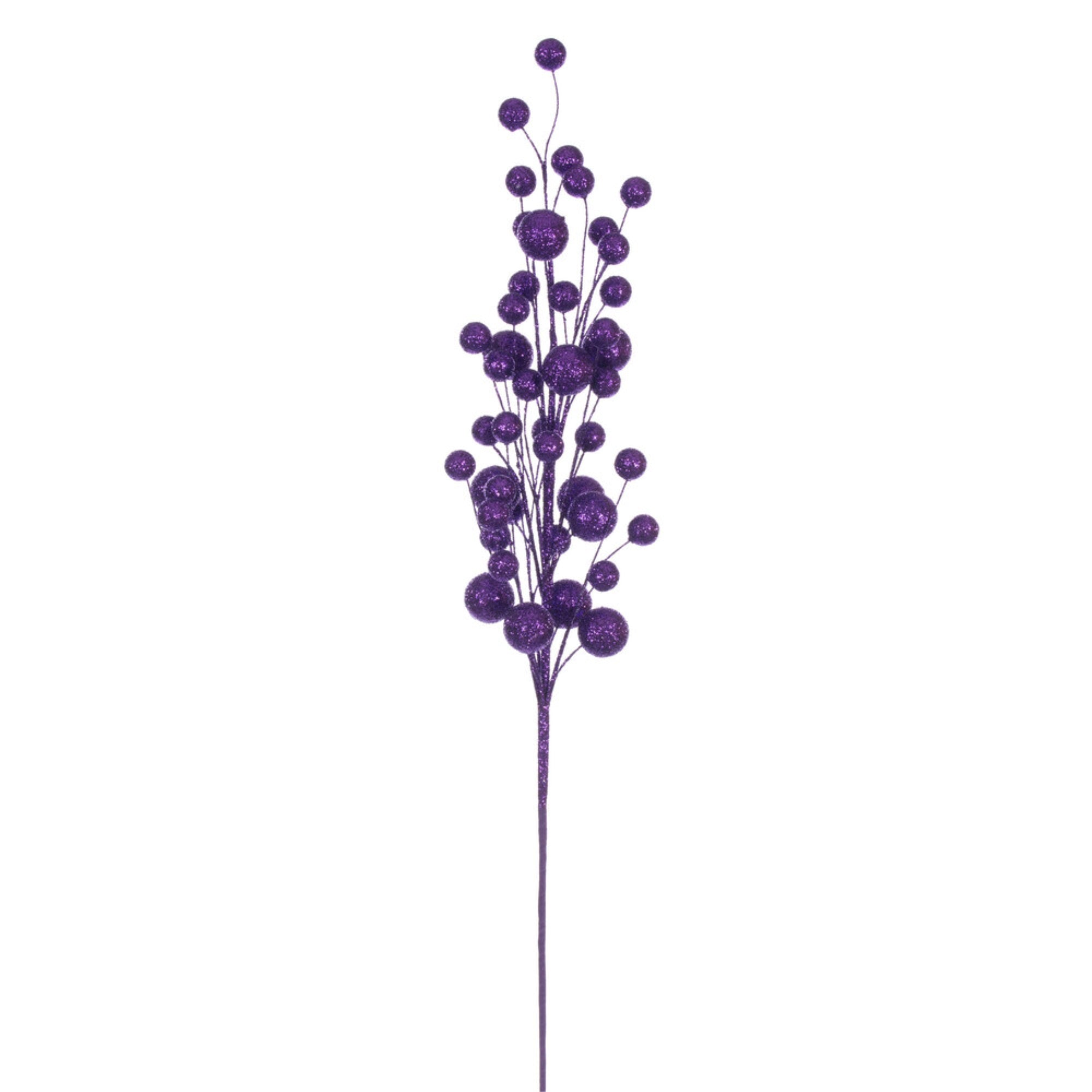 Vickerman 27” Purple Multi Ball Glitter Spray 4 per bag.
