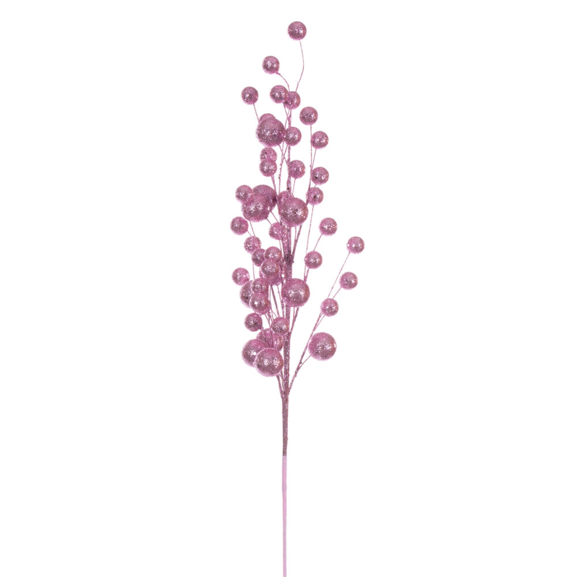 Vickerman 27” Pink Multi Ball Glitter Spray 4 per bag.