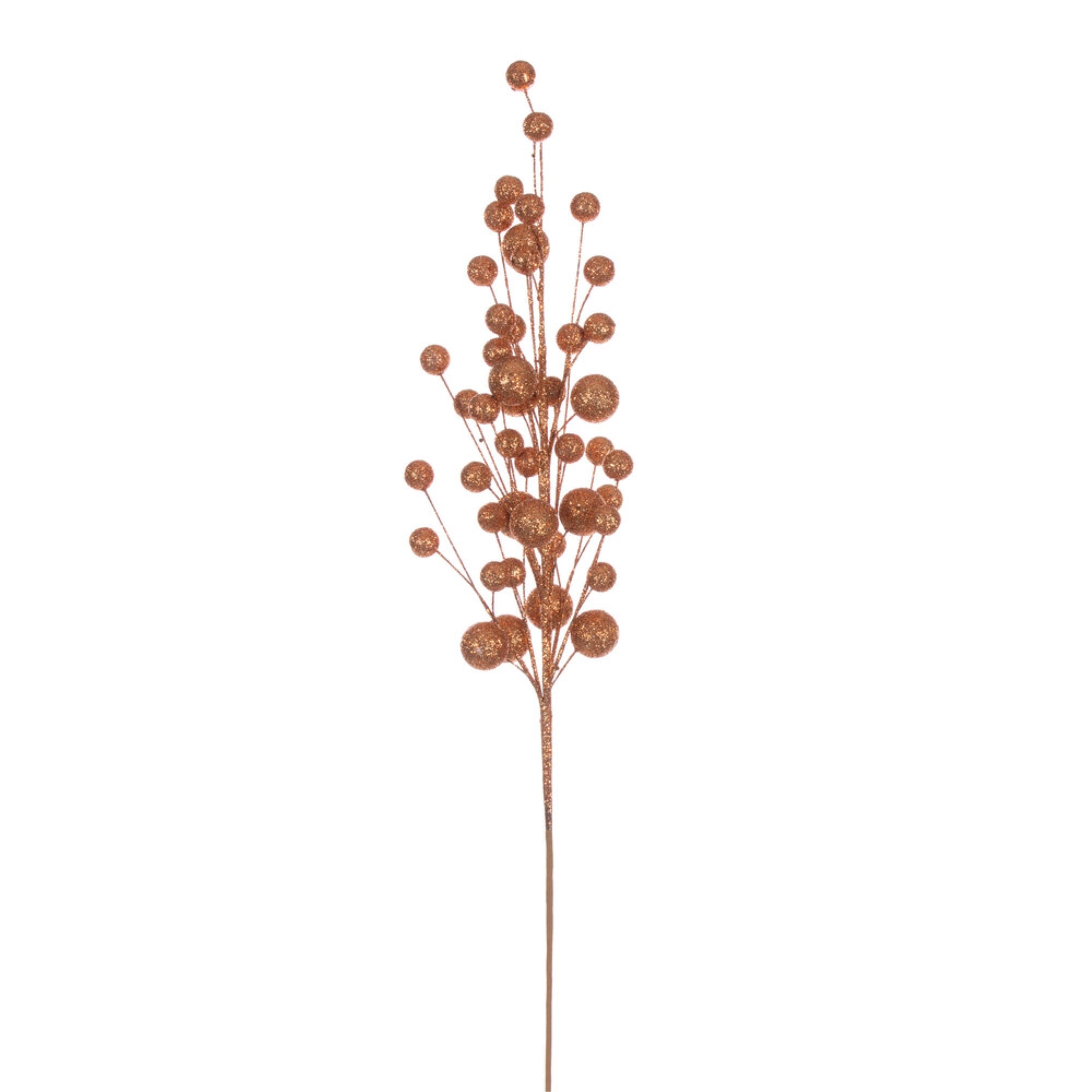 Vickerman 27” Copper Multi Ball Glitter Spray 4 per bag.