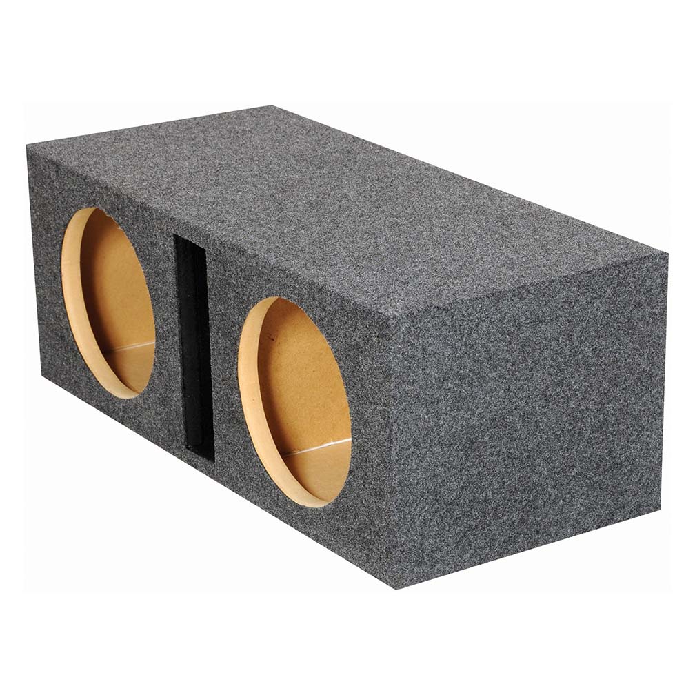Empty Woofer Box Dual 10 Mdf Vented Bass Box