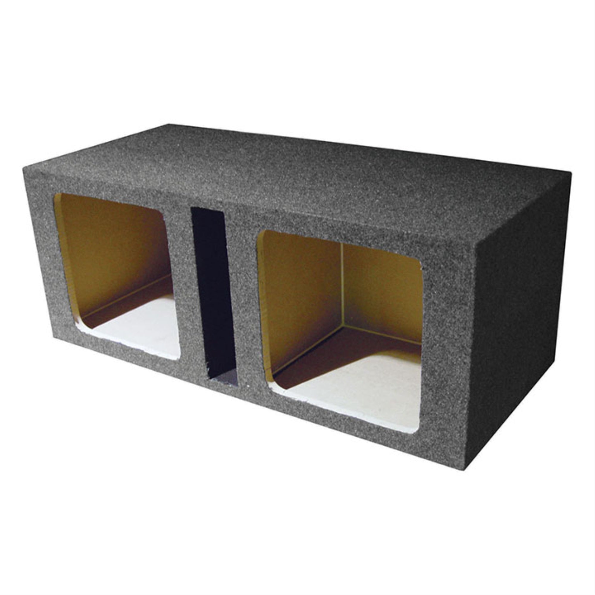 Empty Woofer Box Dual 15' Square;Vented;Mdf;Qpower