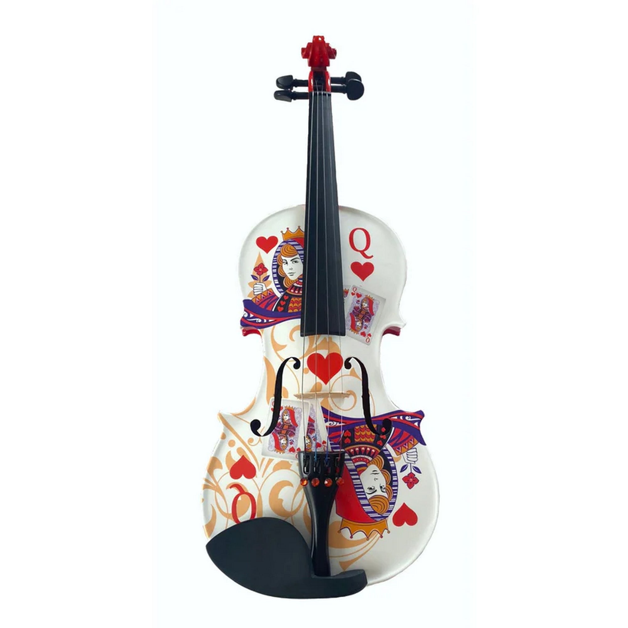 Queen of Hearts Red/White Violin Outfit