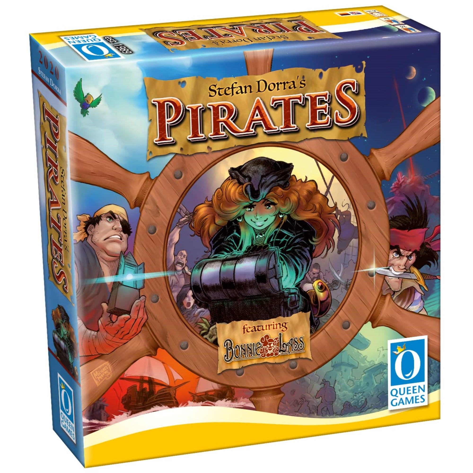 Queen Games Pirates: Featuring Bonnie Lass Board Game