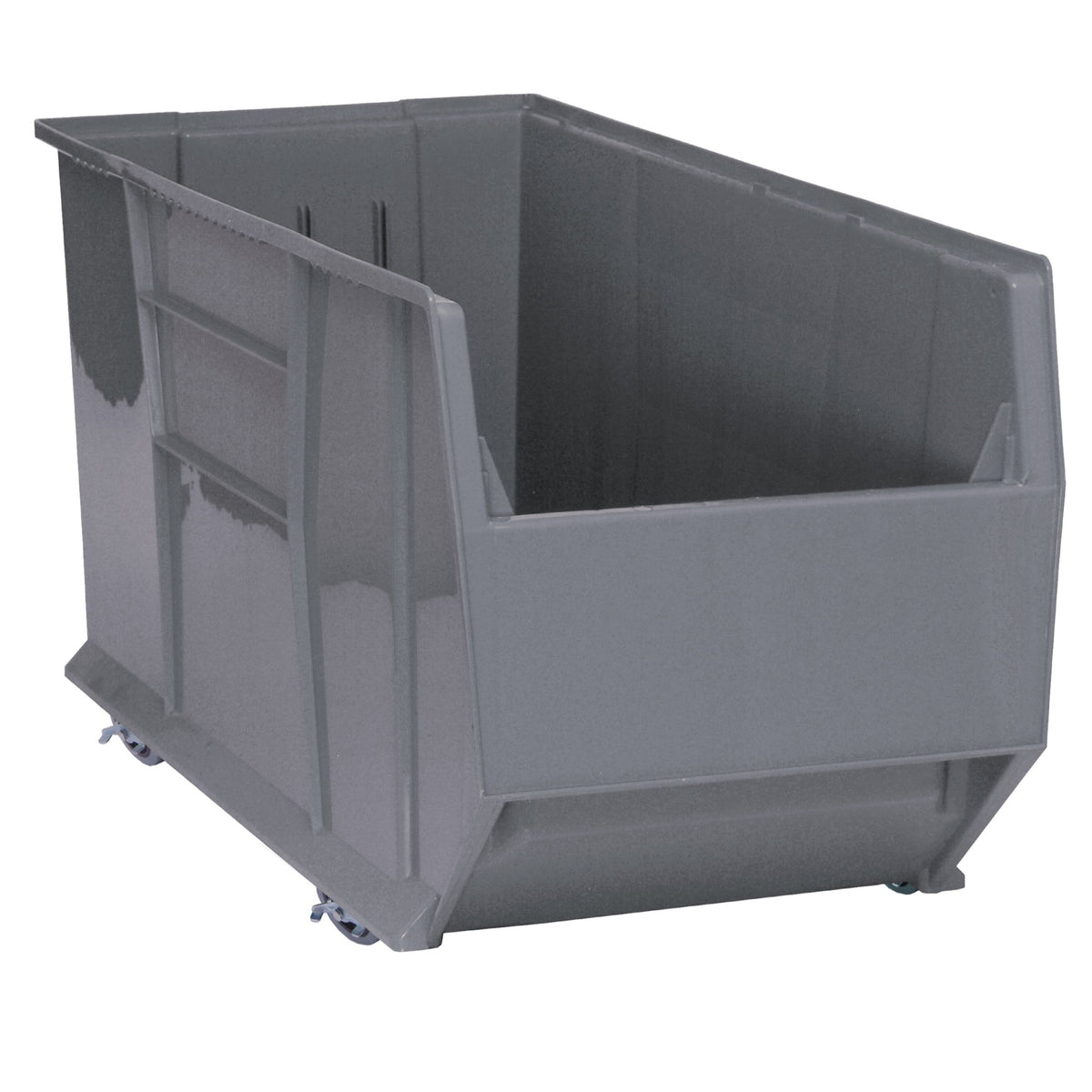 Rackbin 42 Container, Mobile, 47-7/8L X 16-1/2W X 20-1/2H, 180 Lbs. Capacity, Includes (8) 1/4 Drill Hole Pattern On Bottom Of B