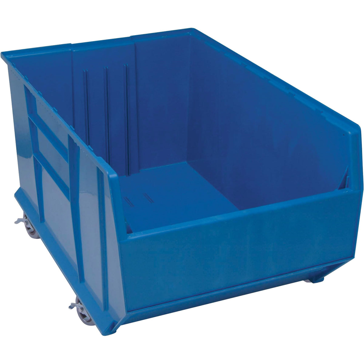 Rackbin 42 Container, Mobile, 47-7/8L X 23-7/8W X 20-1/2H, 180 Lbs. Capacity, Includes (8) 1/4 Drill Hole Pattern On Bottom Of B