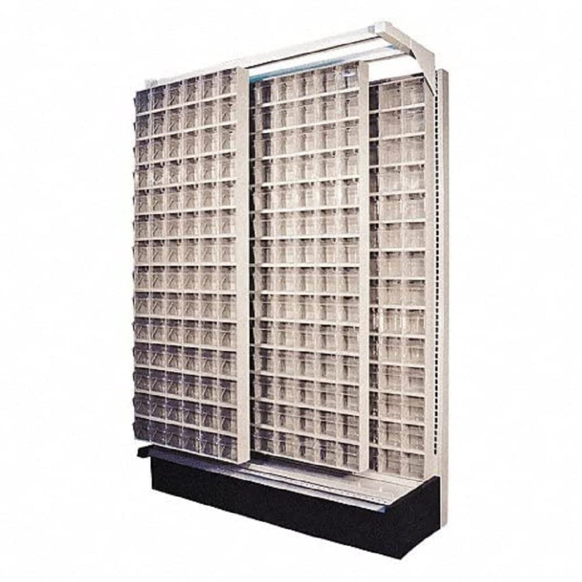 Free Standing Slider, 18D X 48W X 77H, 2000 Lbs Load Capacity, Made Of Though 14 Gauge Steel, Includes: (36) Qtb305 Tip Out Ivor