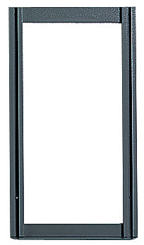 Tip Out Bin Frame, 24"H, (8) sets of 2 disks & 2 screws, black powder coated finish steel