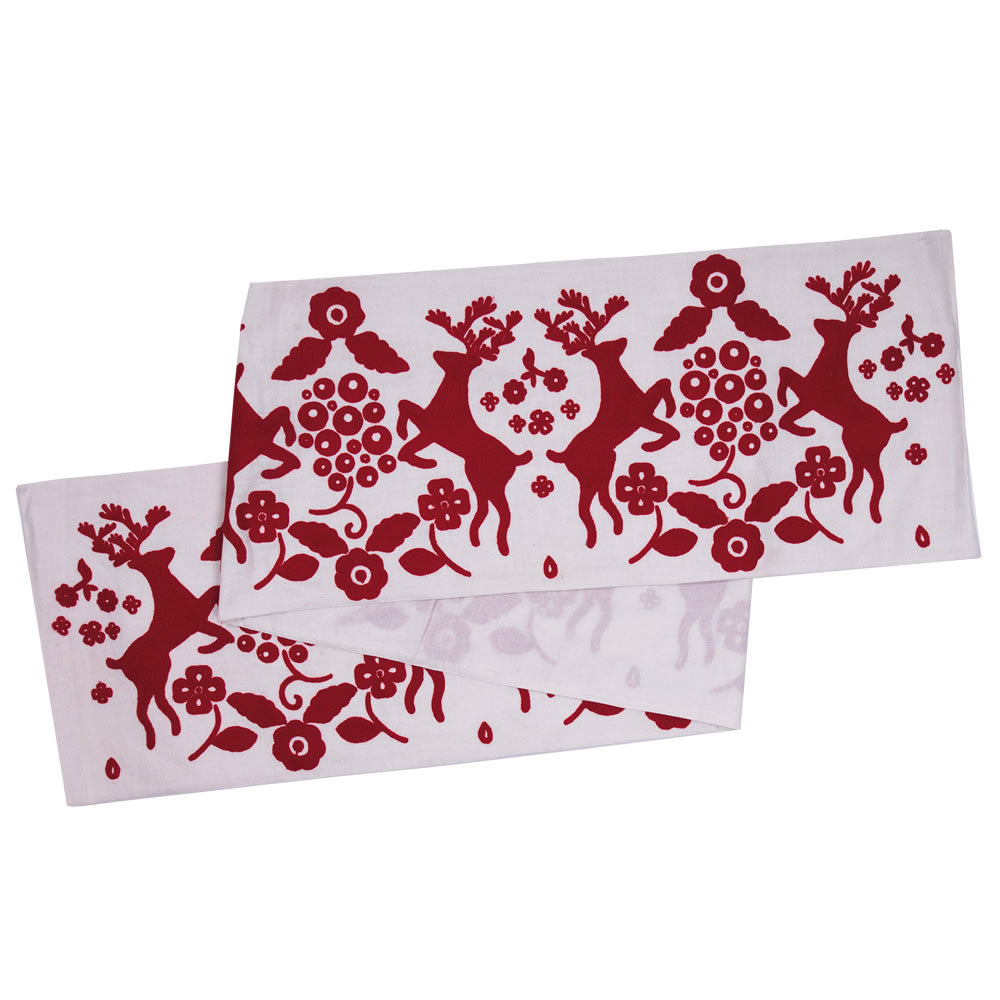 Vickerman 14 X 90 Scandia Christmas Table Runner - Qtx17234