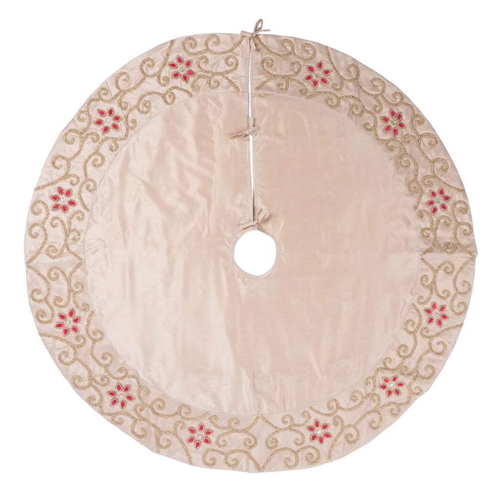 Vickerman 52” Regal Collection Tree Skirt - QTX17251