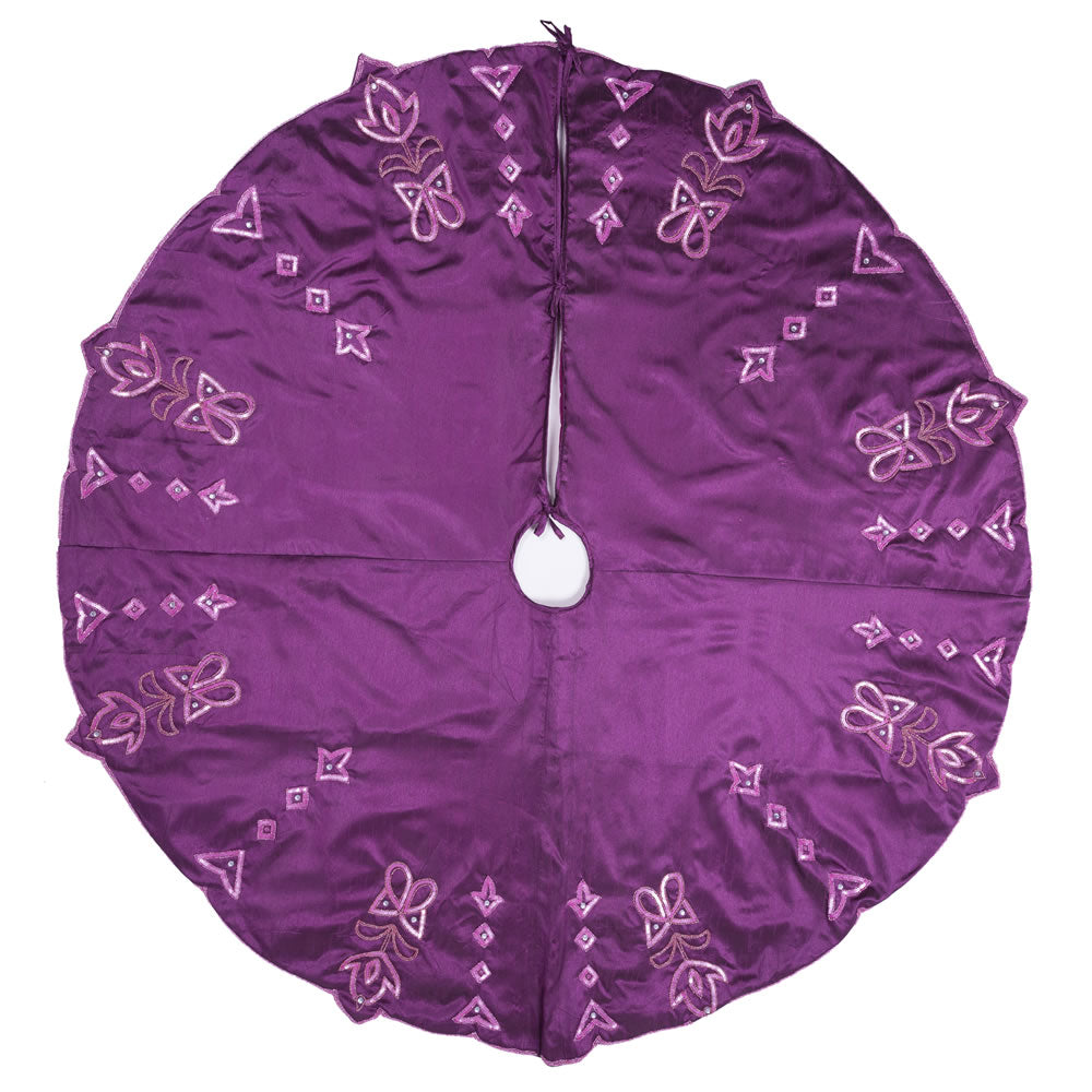 Vickerman 60” Romance Collection Tree Skirt - QTX17281