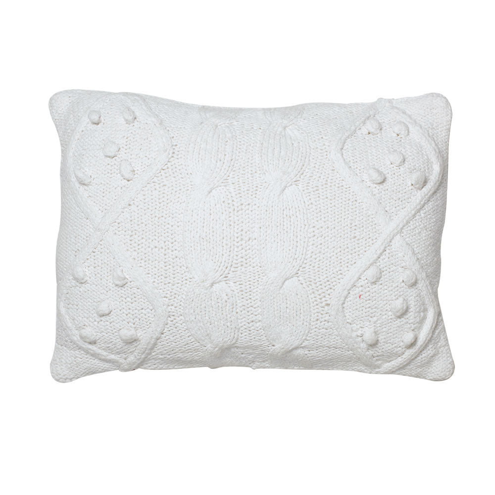 Vickerman 14” x 20” French Knot Cushion Pillow - QTX17571
