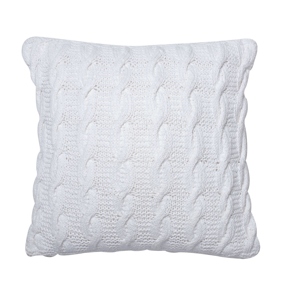 Vickerman 18” x 18” Cable Knit Cushion Pillow - QTX17591