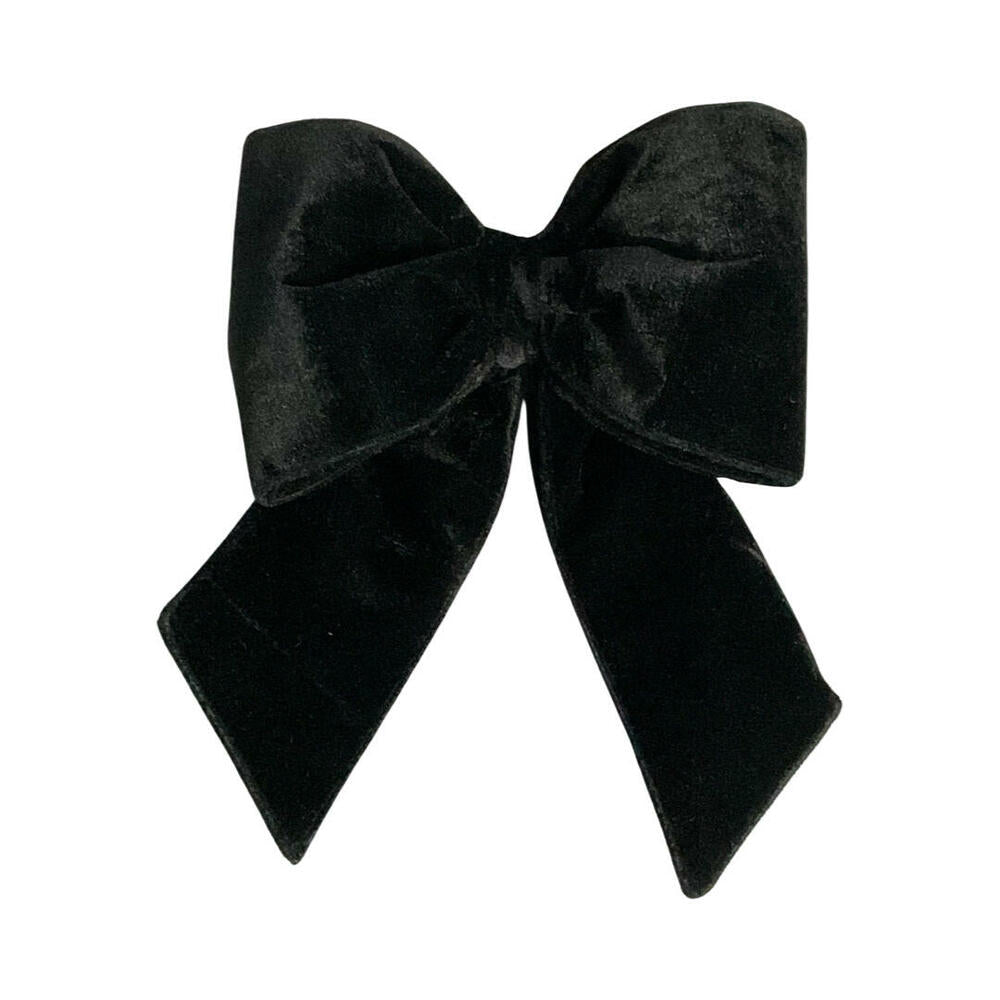 12” x 15” Plush Black Velvet Bow