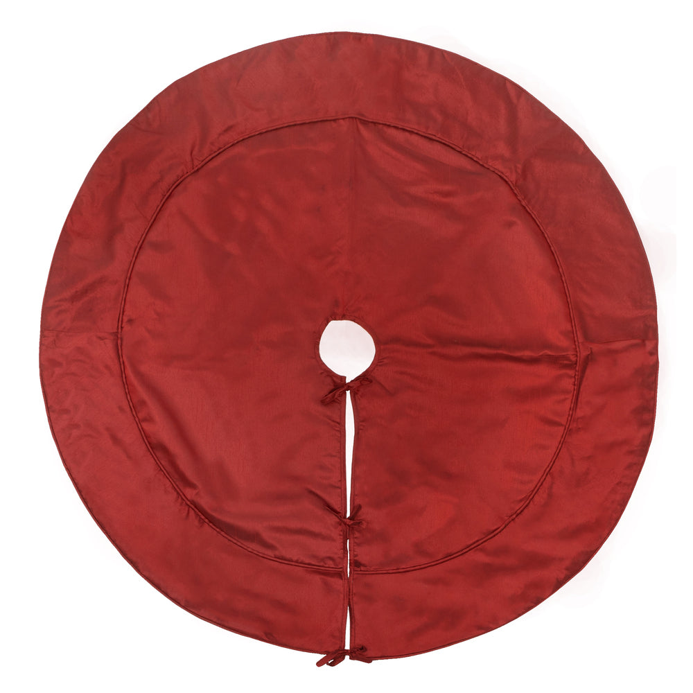 Vickerman 54” Burgundy Colorway Treeskirt - QTX190665