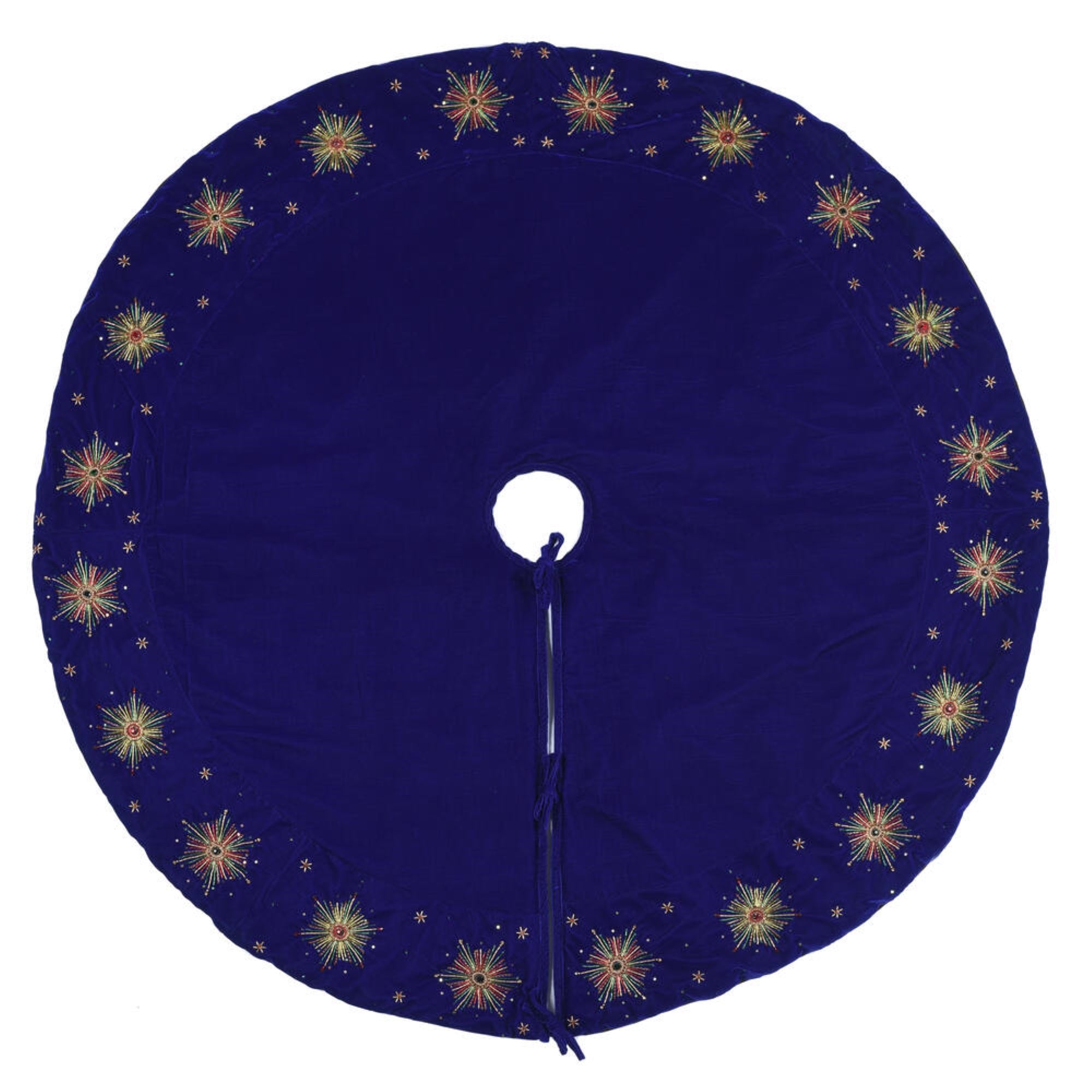 52” Royal Blue Starburst Tree Skirt