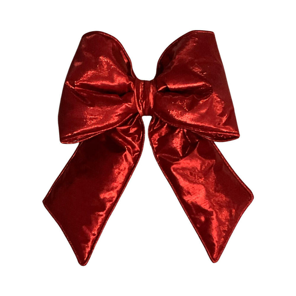 12” x 15” Red Metallic Bow