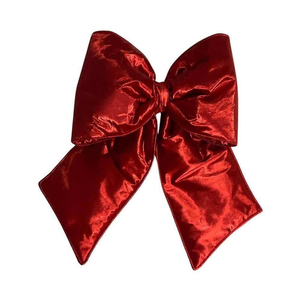 18” x 23” Red Metallic Bow