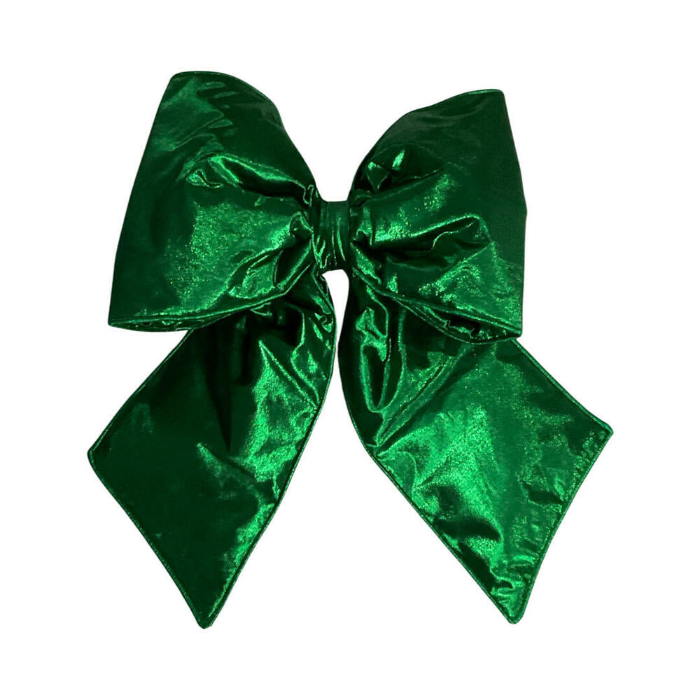18” x 23” Green Metallic Bow