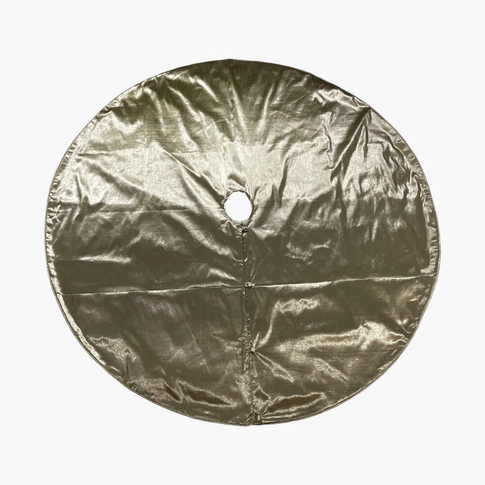 60” Gold Metallic Tree Skirt