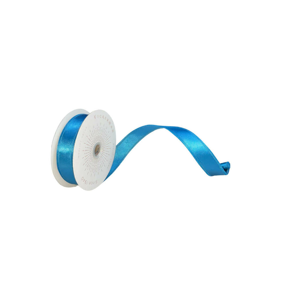 1”x10yd Turquoise Satin Ribbon