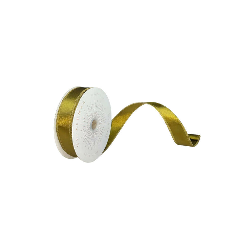 1”x10yd Olive Satin Ribbon