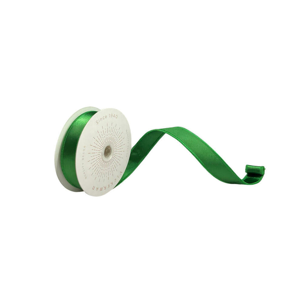 1”x10yd Emerald Satin Ribbon
