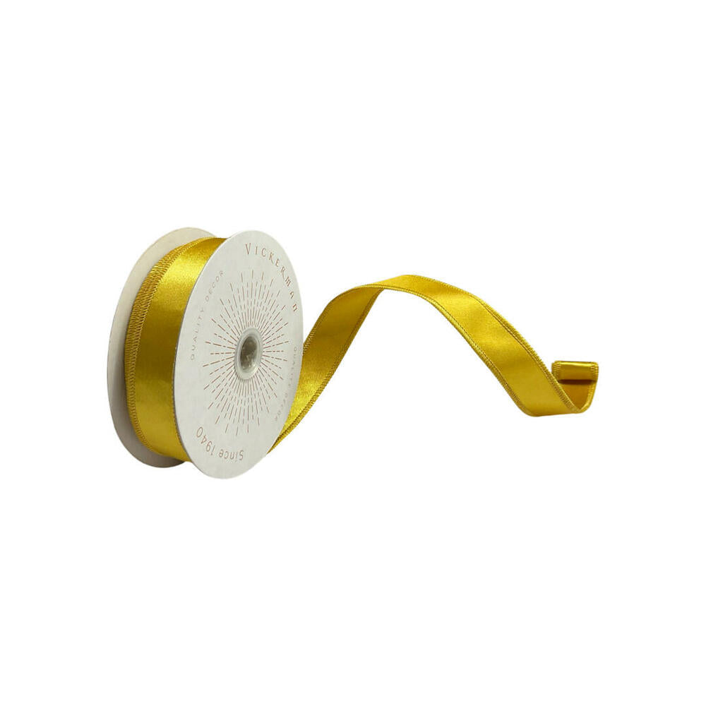 1”x10yd Antique Gold Satin Ribbon