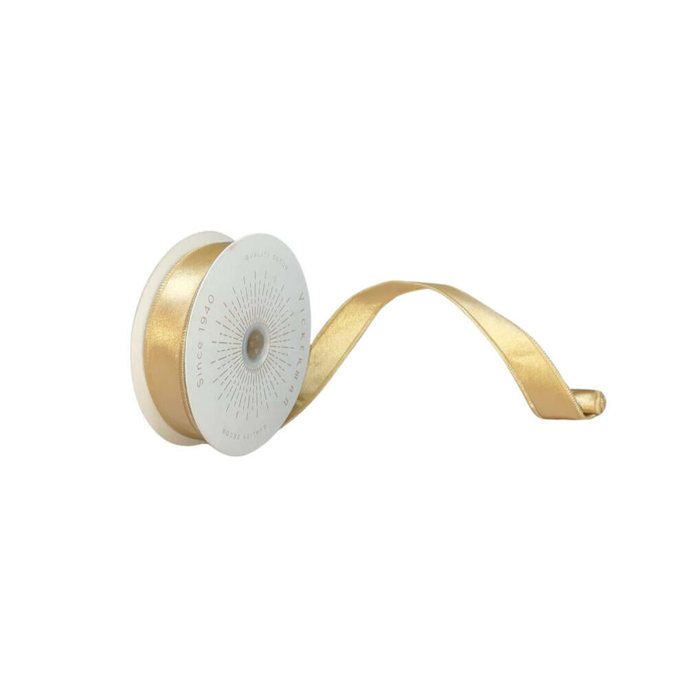 1”x10yd Champagne Satin Ribbon