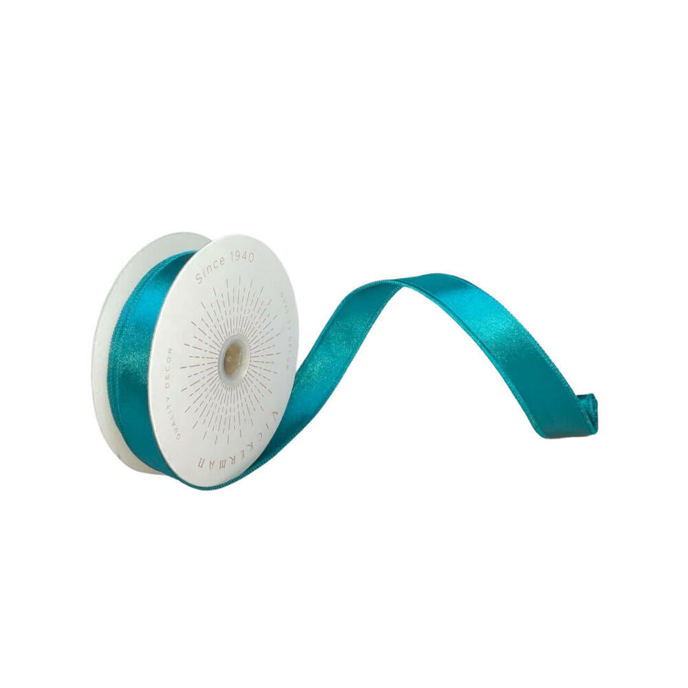 1”x10yd Sea Blue Satin Ribbon