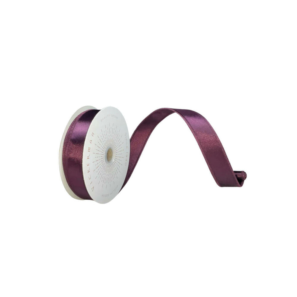 1”x10yd Burgundy Satin Ribbon