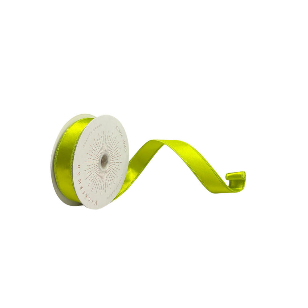 1”x10yd Lime Satin Ribbon
