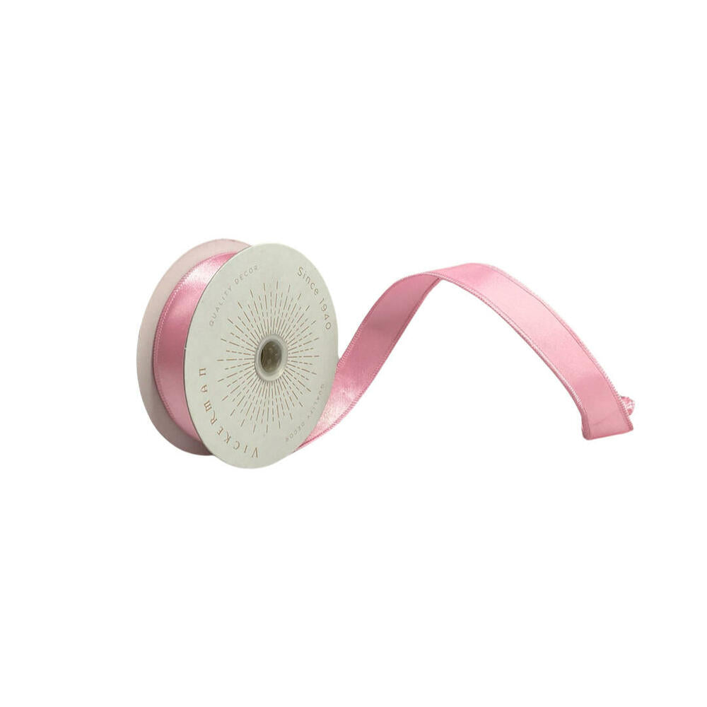 1”x10yd Pink Satin Ribbon