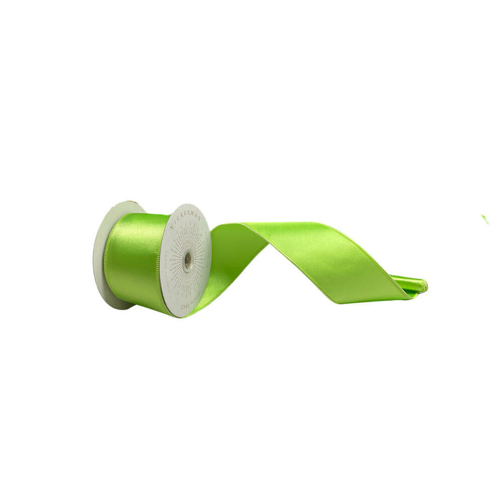 2.5”x10yd Celadon Satin Ribbon
