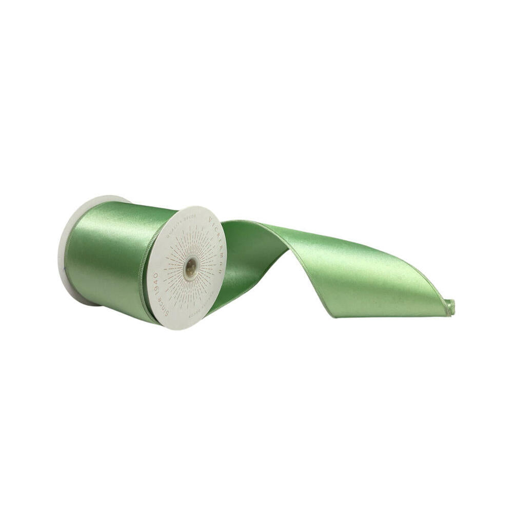 4”x10yd Sea Foam Satin Ribbon