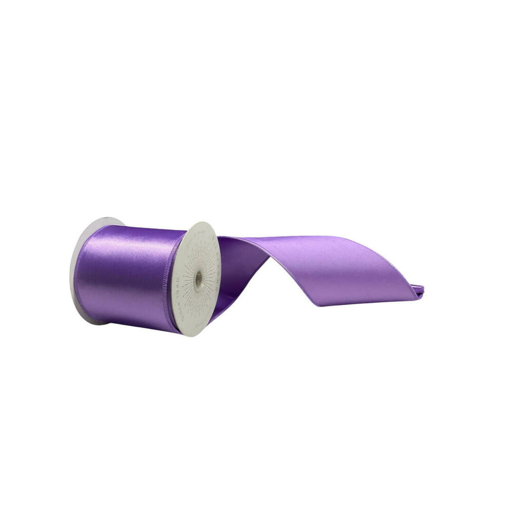 4”x10yd Lavender Satin Ribbon