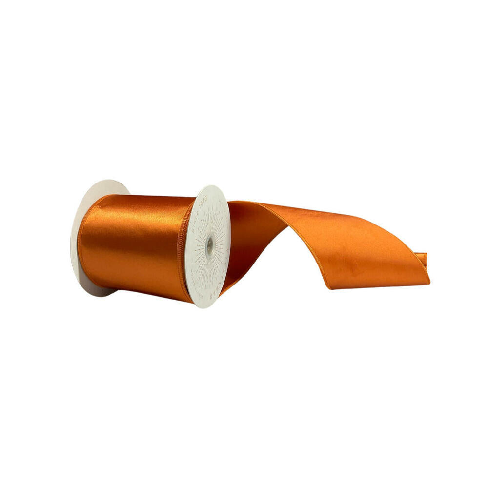 4”x10yd Copper Satin Ribbon
