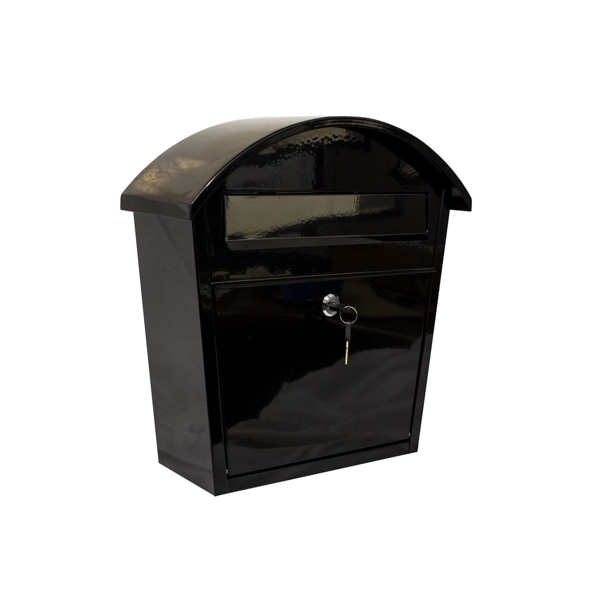 Ridgeline Locking Mailbox In Black Color