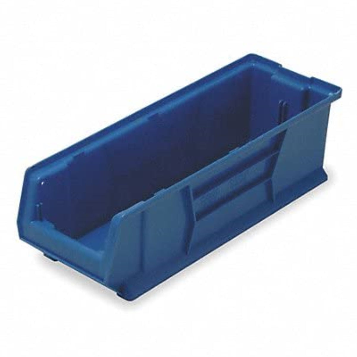 Hulk 30 Container, 29-7/8L X 8-1/4W X 7H, Stackable, Polypropylene, Blue, Made In Usa