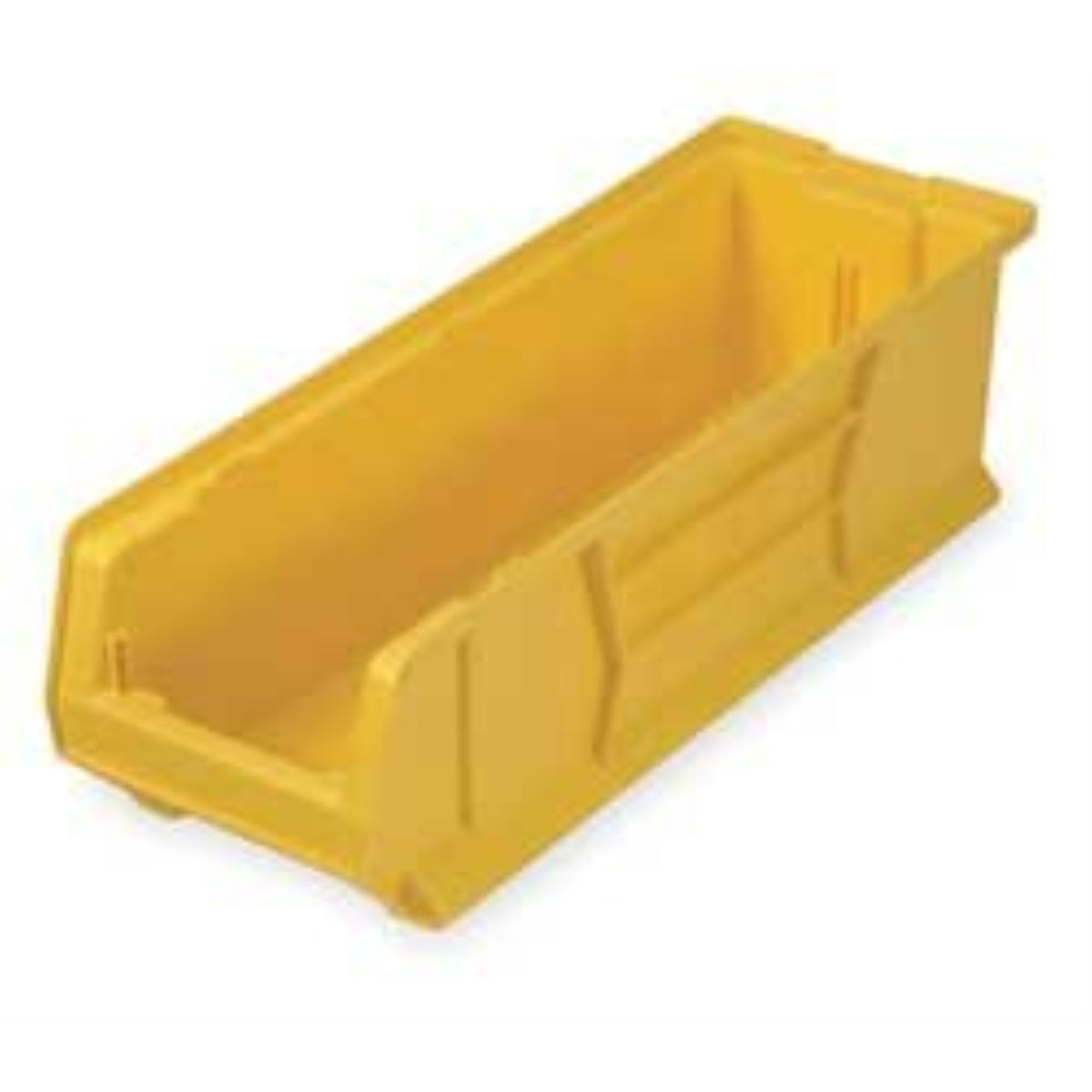 Hulk 30 Container, 29-7/8L X 8-1/4W X 7H, Stackable, Polypropylene, Yellow, Made In Usa