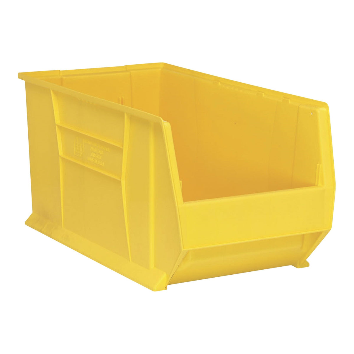 Hulk 30 Container, 29-7/8L X 16-1/2W X 15H, Stackable, Polypropylene, Yellow, Made In Usa